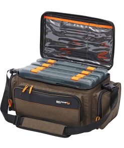 Savage Gear Fiskeväska SG System Box Bag L 4 Boxes 24x47x30 cm 18L