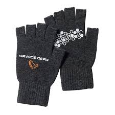 Savage Gear Knitted Half Finger Handskar